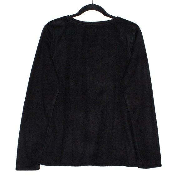 Sonoma Fuzzy Long Sleeve Penguin Print Two-Piece Pajama Set - Picture 2 of 16